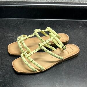Dolce Vita Yellow Strappy Sandals